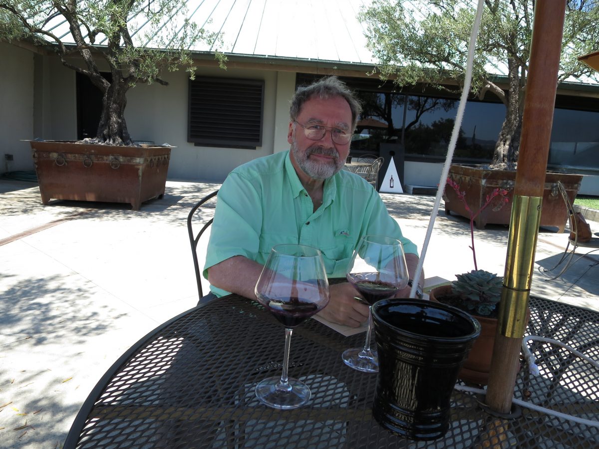 Dad, happier for drinking Mast Ranch.