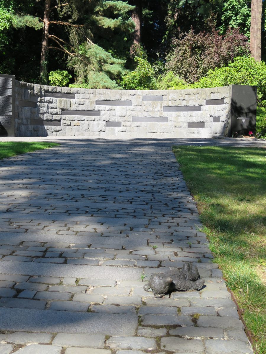 Holocaust memorial wall