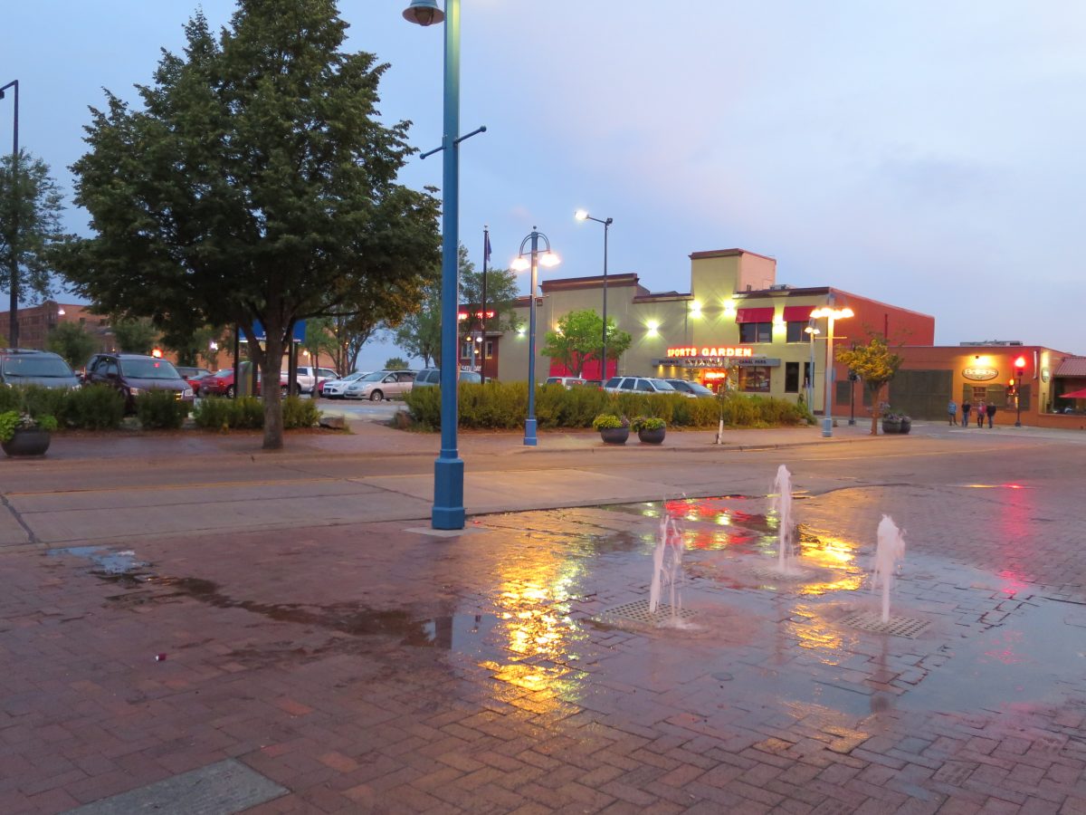 Fountain or Water leak?