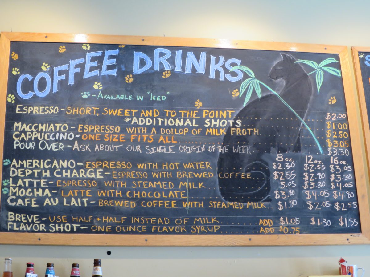 Black Cat menu