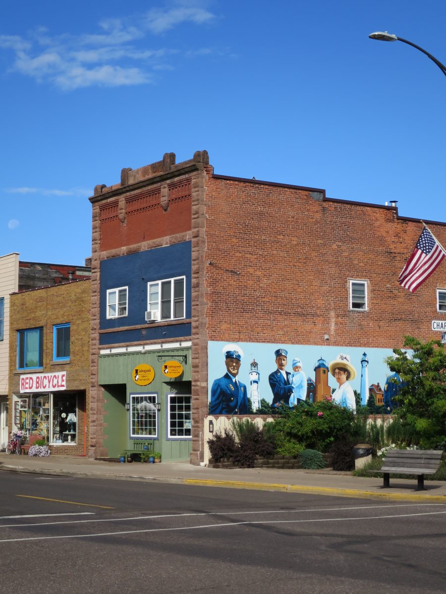 Port town mural
