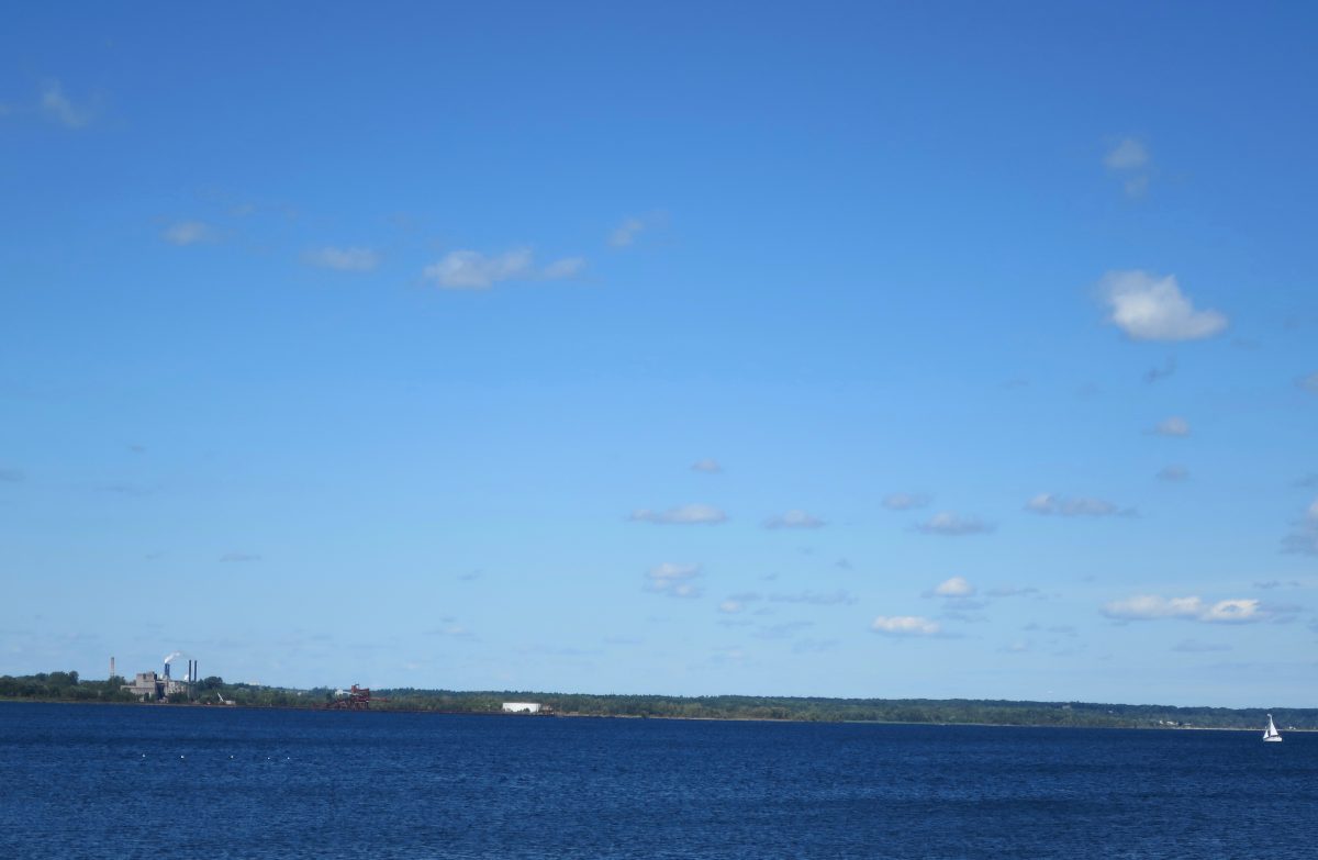 Escanaba harbor view