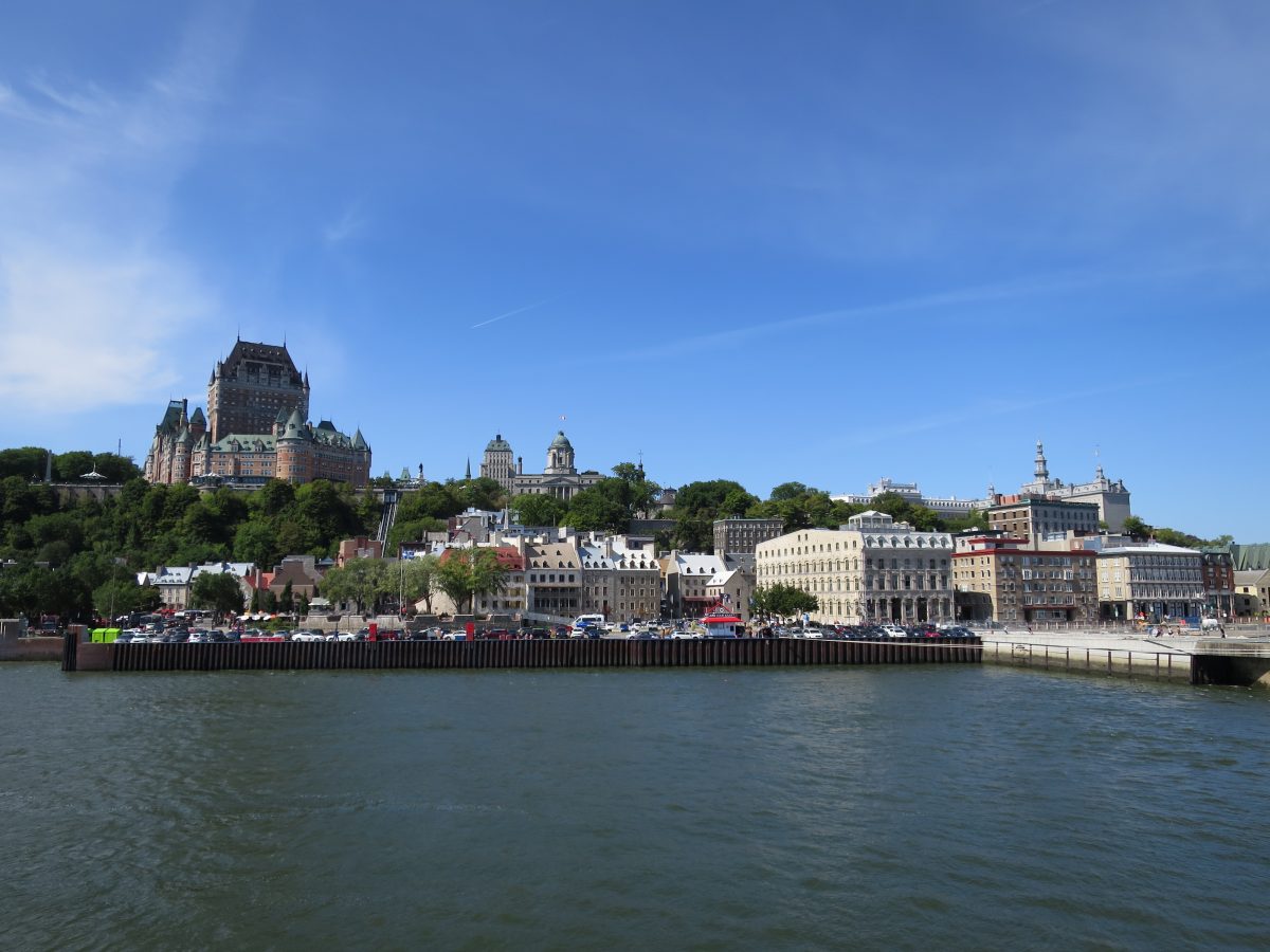 View of Quebec City from ferry